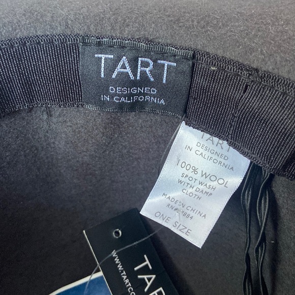 New 100% Wool Wide Brim Gray Hat - Picture 3 of 5